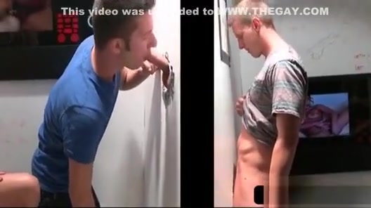 Gay Dude Finds A Gloryhole And Gets Sucked Off
