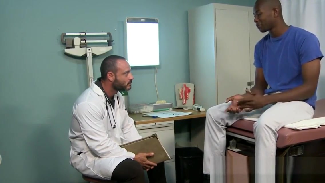 Mature doctor banged by big black cock