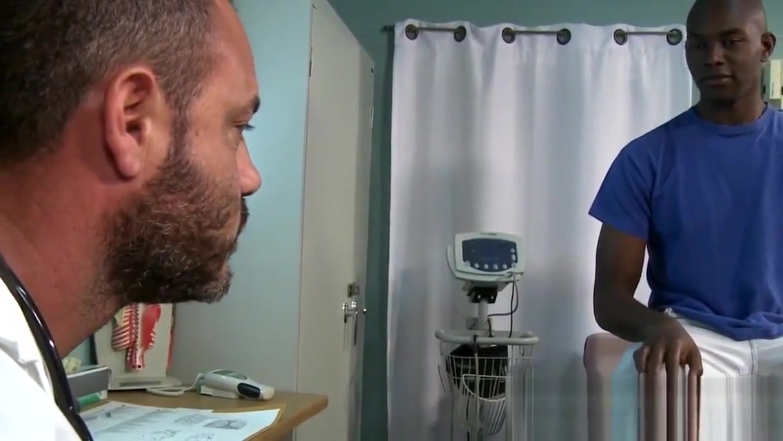 Mature doctor banged by big black cock