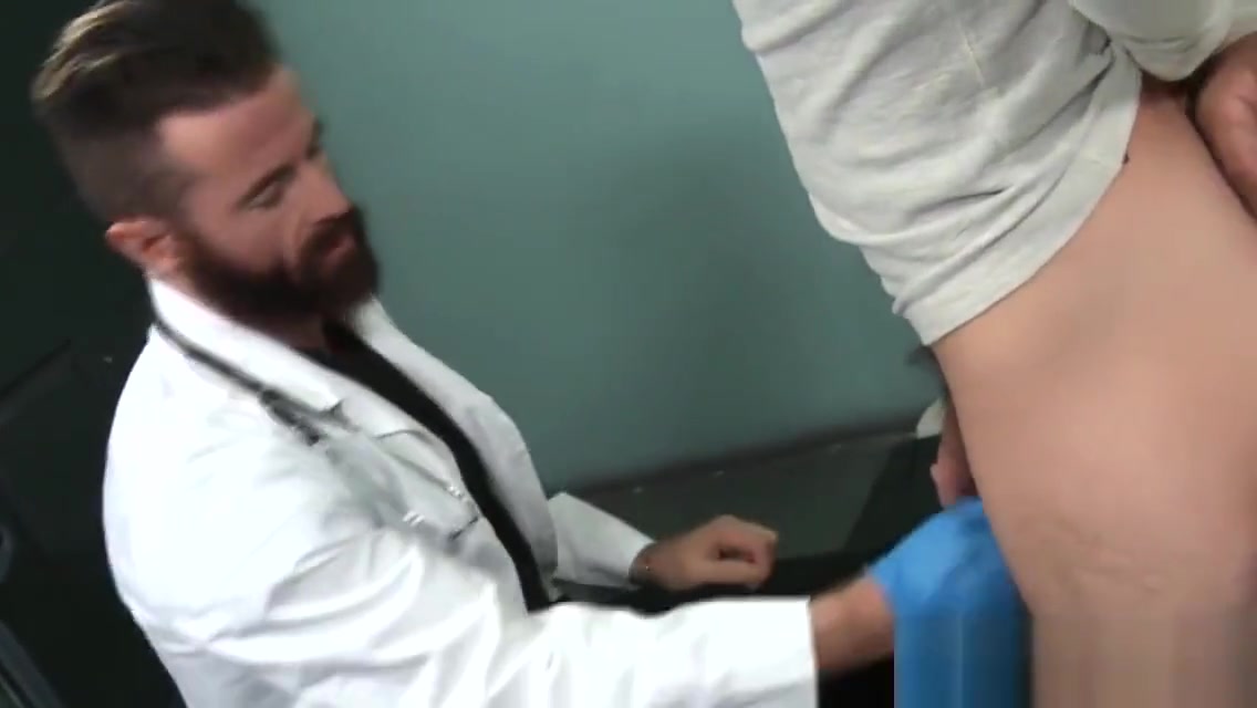 Bear doctor gets fucked and cum sprayed