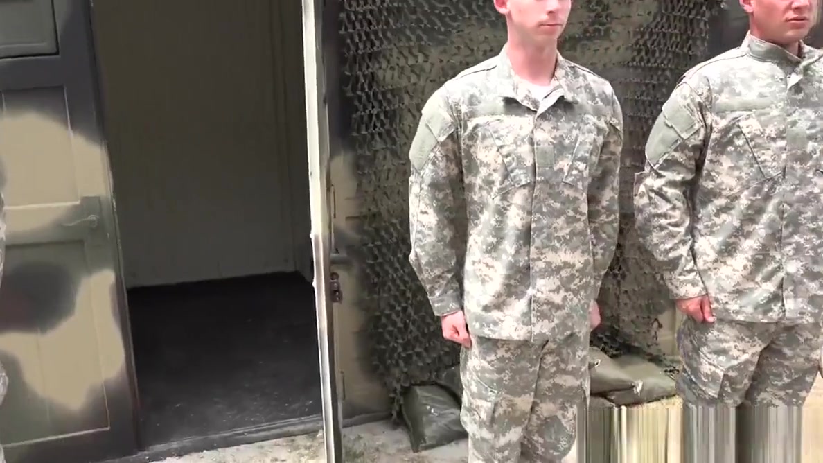 Army cadets sucking cock