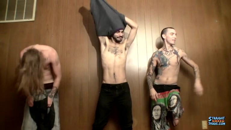3 Horny Straight Guys Jerking Off - Kenneth Slayer, Blinx & Devin Reynolds