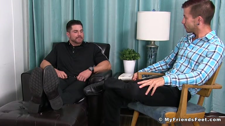 Clint Gets Foot Worshiped - Clint