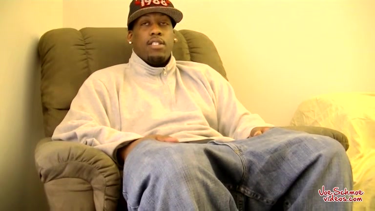 Big Black Guy James Gets Blown - James & Joe