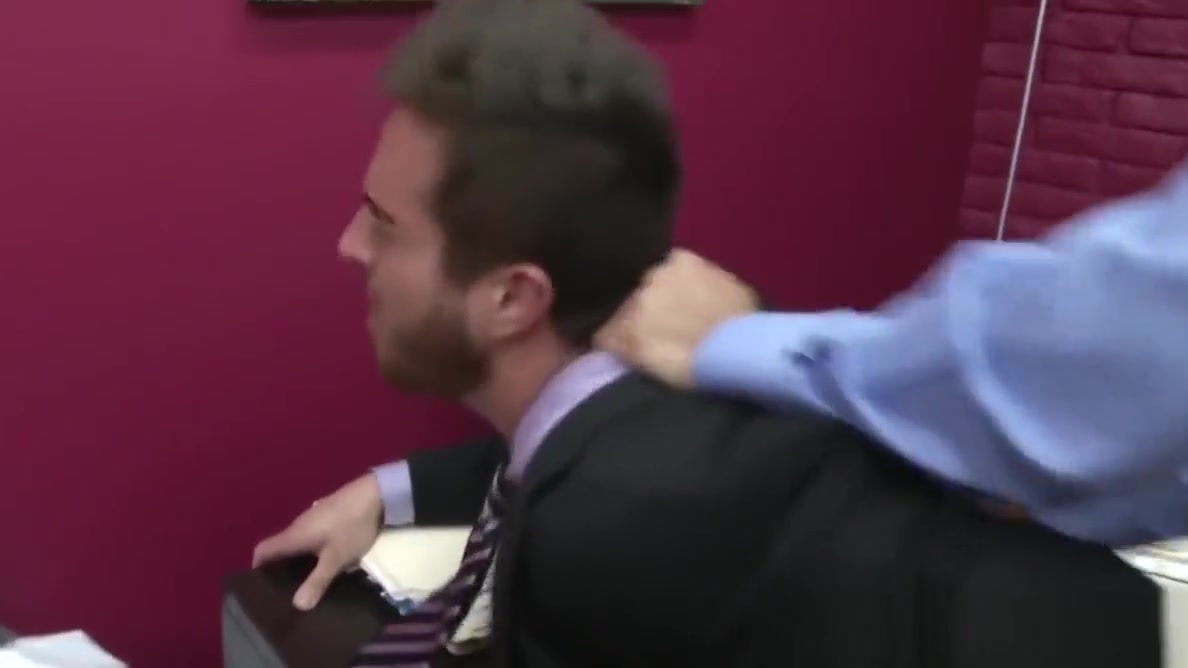 Gaysex office hunk fucked deeply
