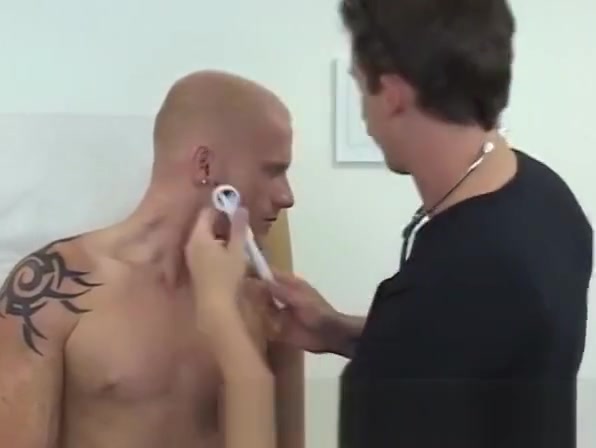 Doctor sucks on patient cock