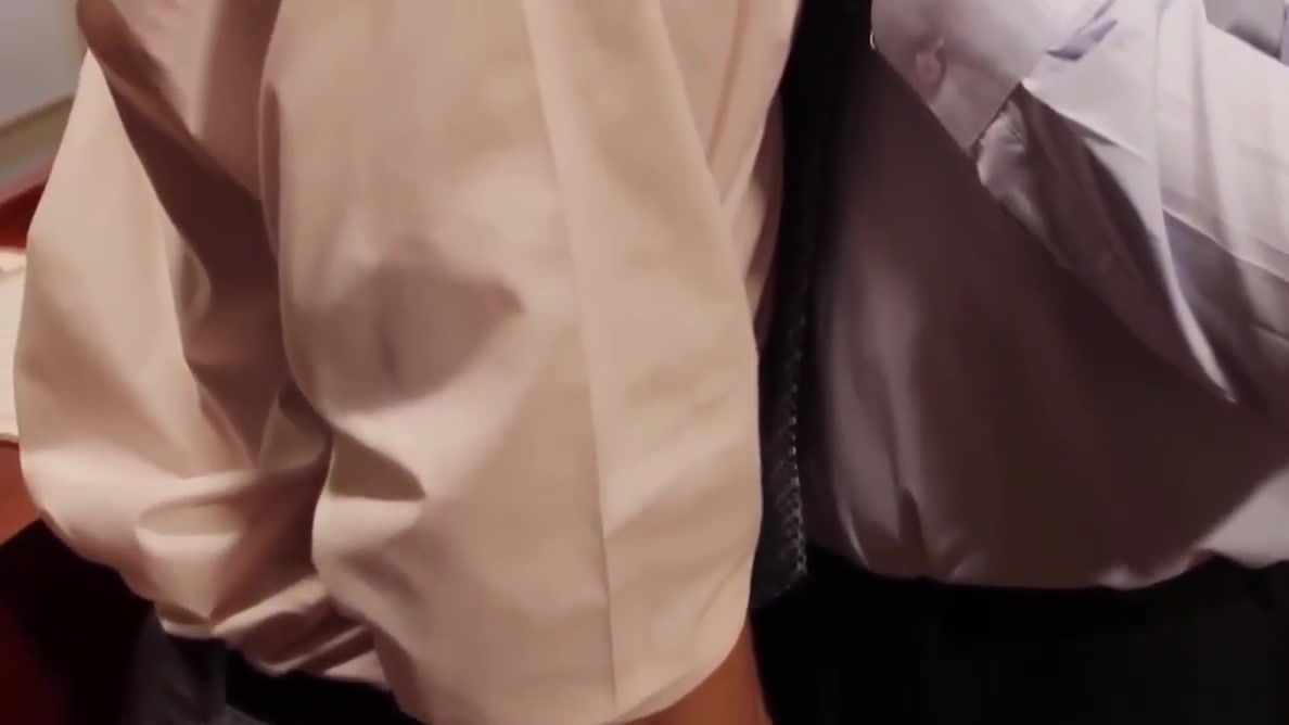 Gay office hunk assfucked for a payrise