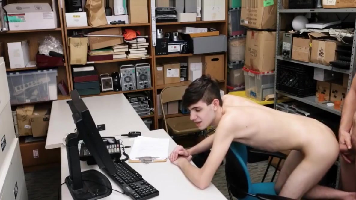 Thin teenager 18+ Hammered in the Office