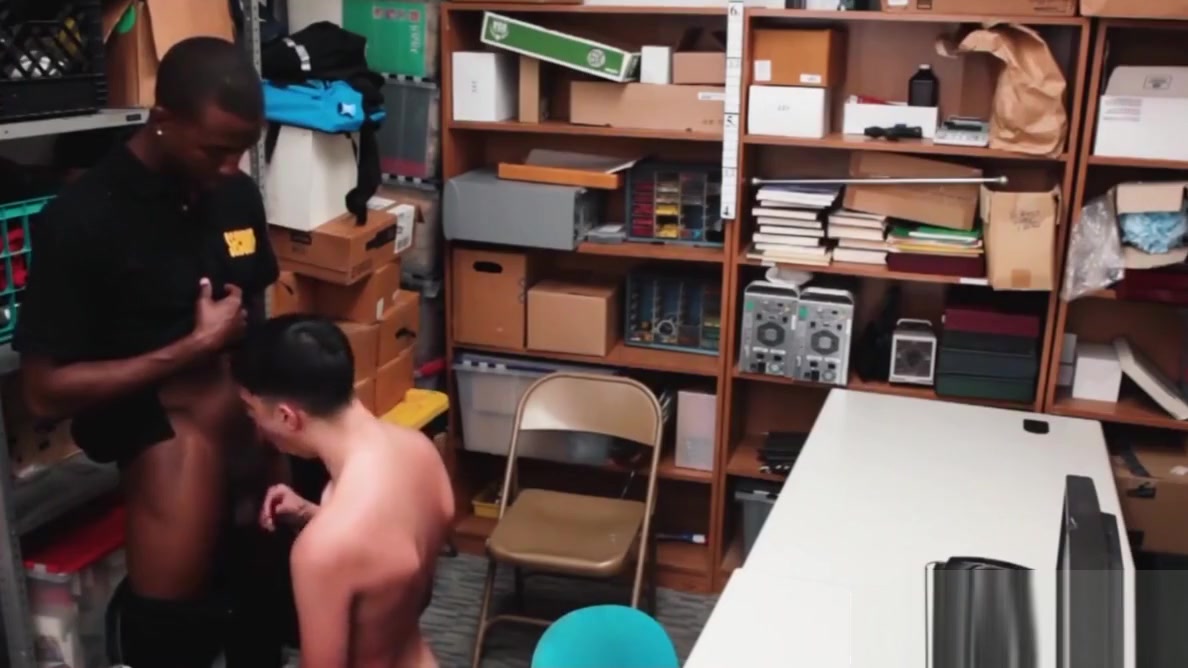 Teenage thief receives interracial condomless banging by hung officer