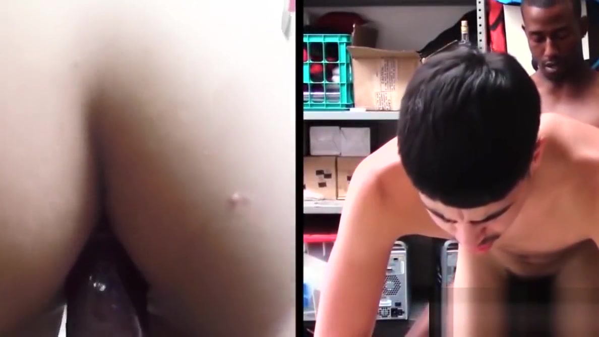Teenage thief receives interracial condomless banging by hung officer