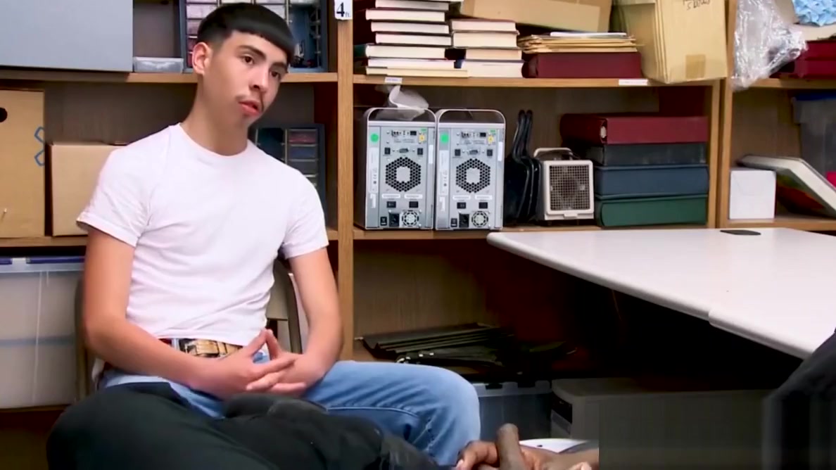 Teenage thief receives interracial condomless banging by hung officer