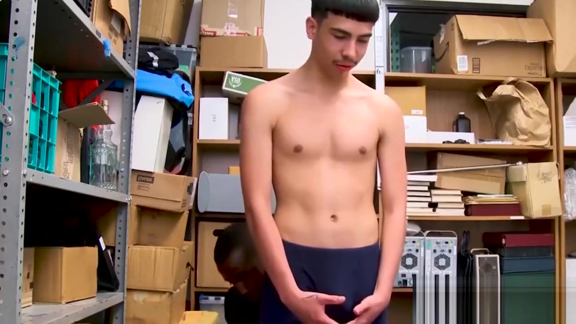 Teenage thief receives interracial condomless banging by hung officer