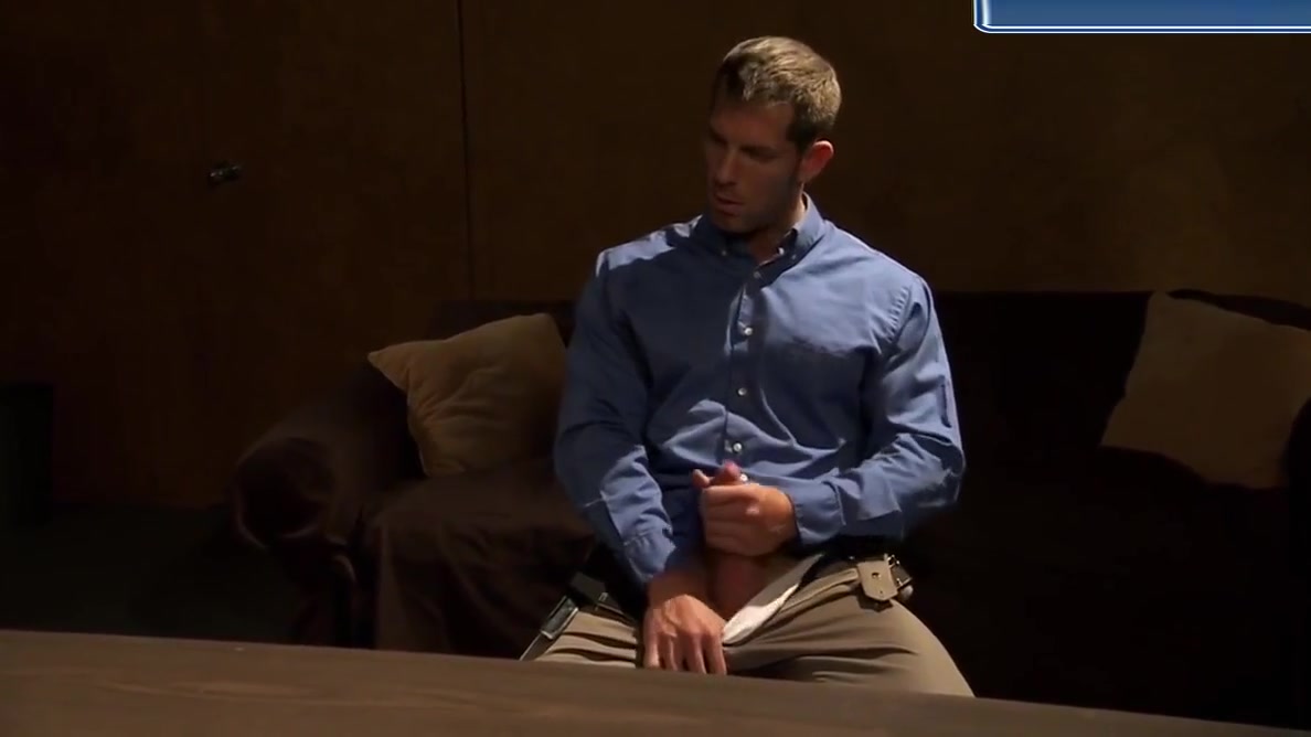 Hung Gay Jock Threesome In Office