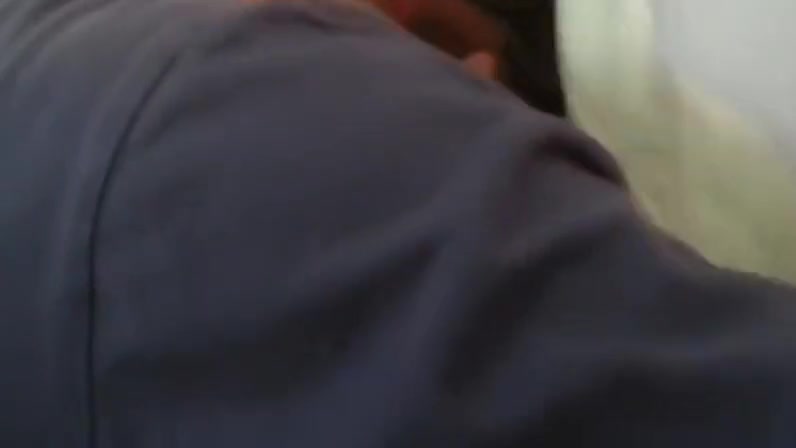 Hot sucking action at the homemade glory hole 12