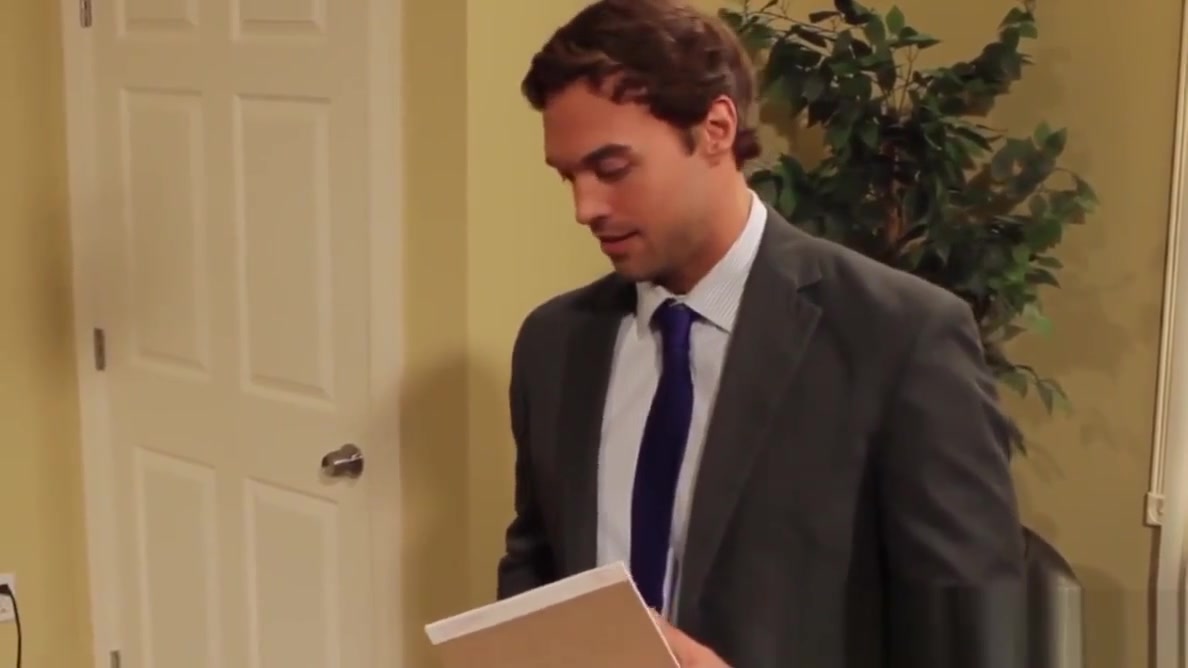 Gay officesex hunk sucks and fucks