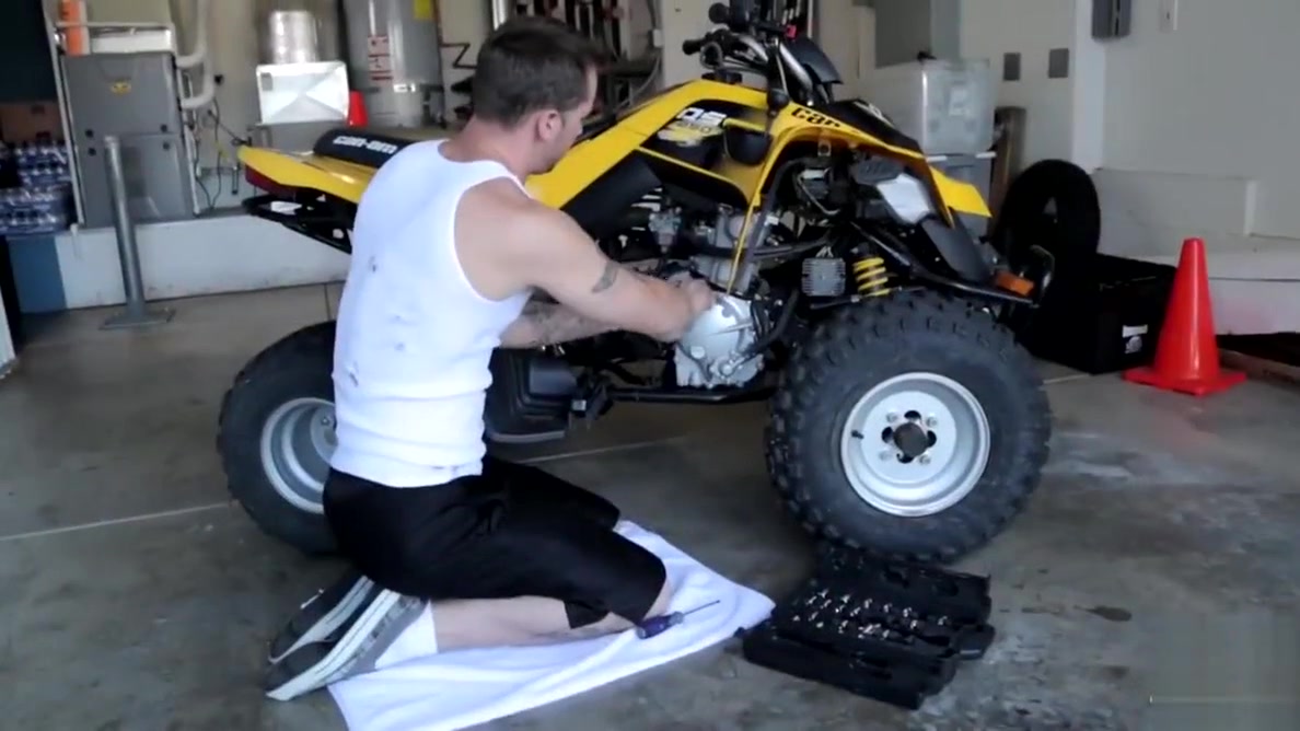 Next Door Buddies Fucking a Buddy on an ATV