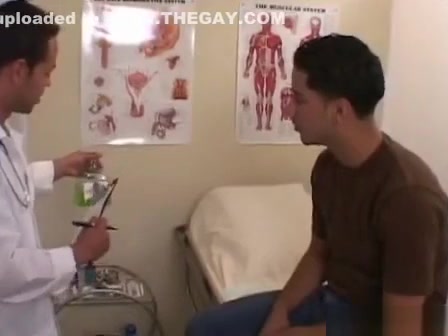 Doctor sucks on cock