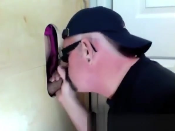 Gloryhole Suck Off Of Curious Married Guy scene 2