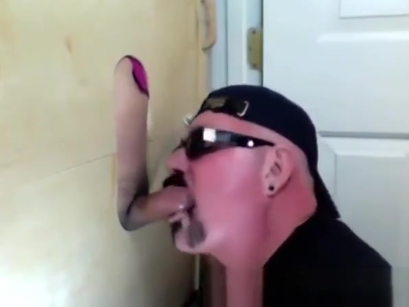 Gloryhole Suck Off Of Curious Married Guy scene 2