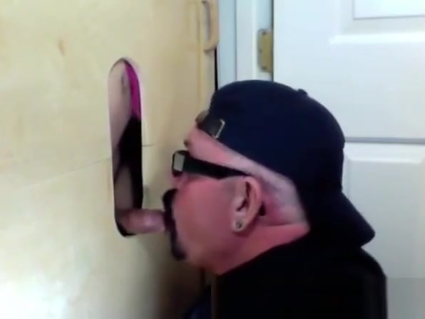 Gloryhole Suck Off Of Curious Married Guy scene 2