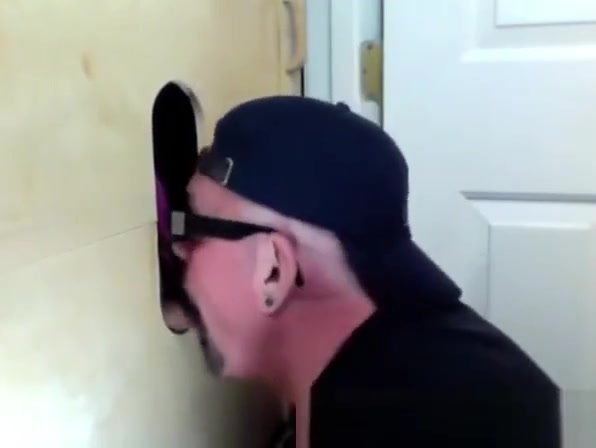 Gloryhole Suck Off Of Curious Married Guy scene 2