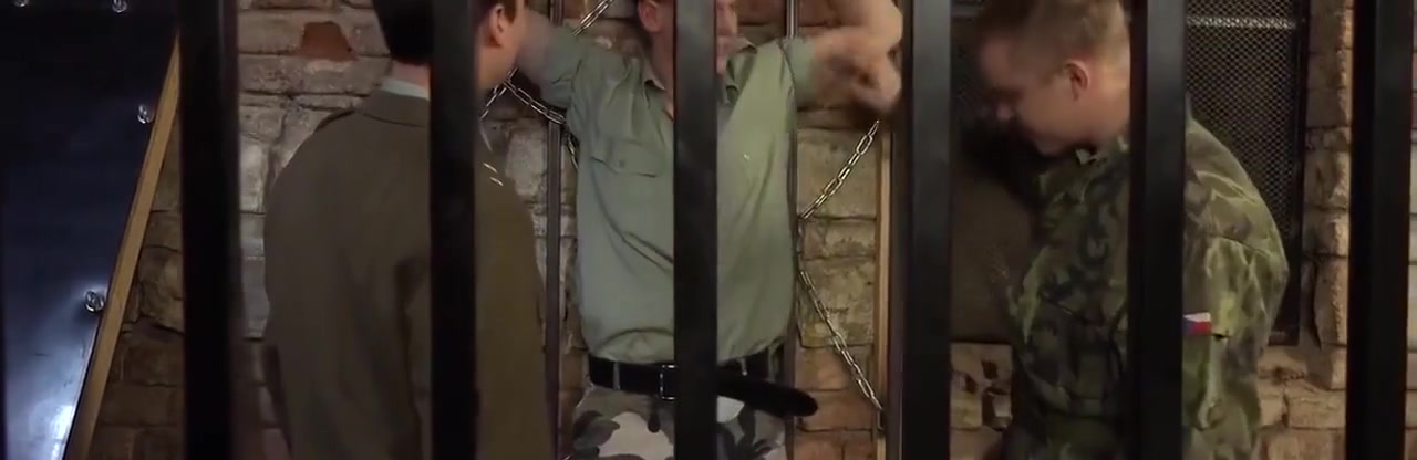 Army young Men bound and fucked hard