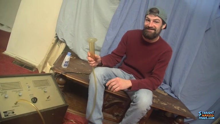 Using The Cock Sucking Machine - Mickey Waters