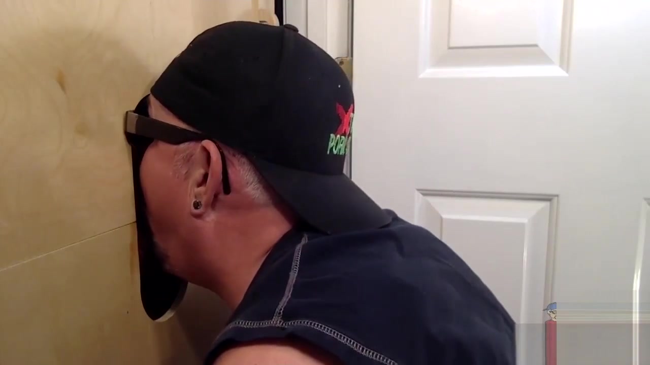 First Time At Gloryhole Step daddy Cock