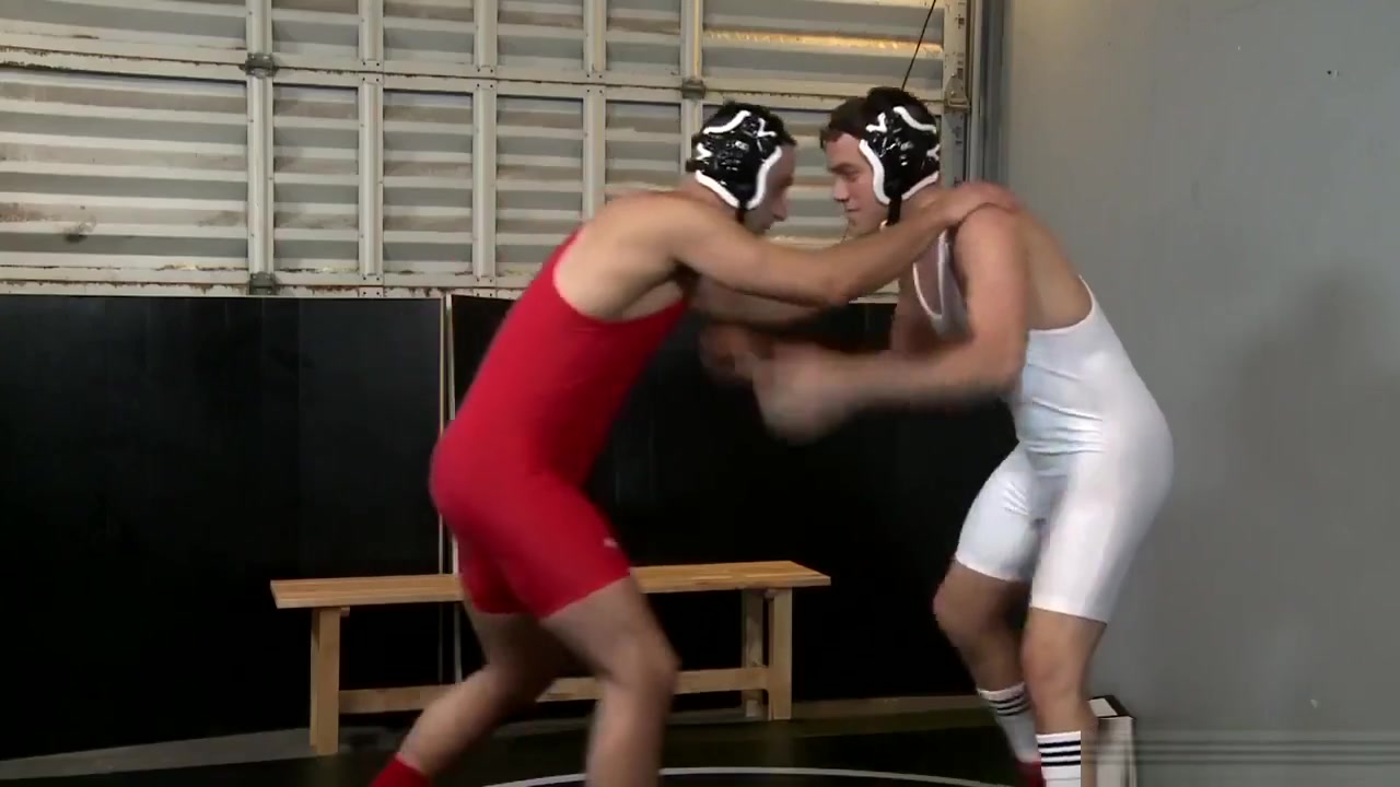 Cock Virgins Horny Wrestlers At Each Other's Dicks