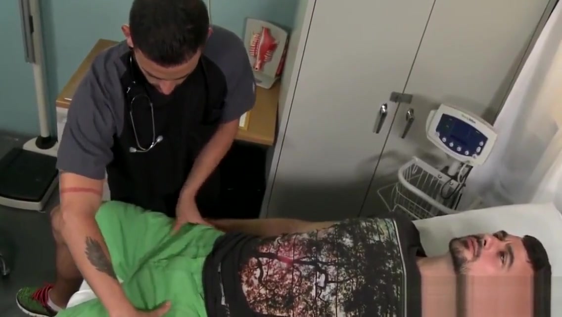 Ripped doctor bangs and cum sprays