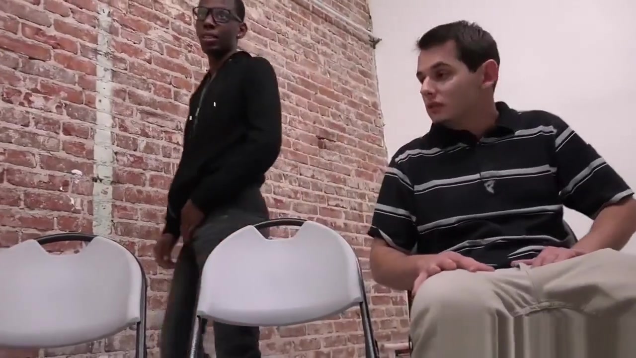 Mike Ryder Goes Black At A Glory Hole scene 2