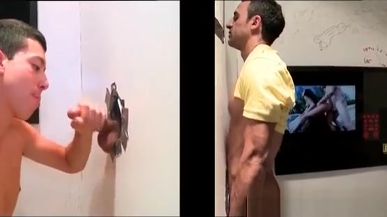 teen 18+ gay loves big cocks to suck on gloryhole