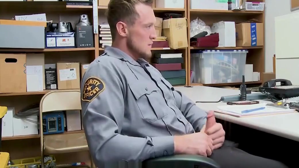 Handsome Boy Fucked By A Pervy Loss Prevention Officer For Thieft
