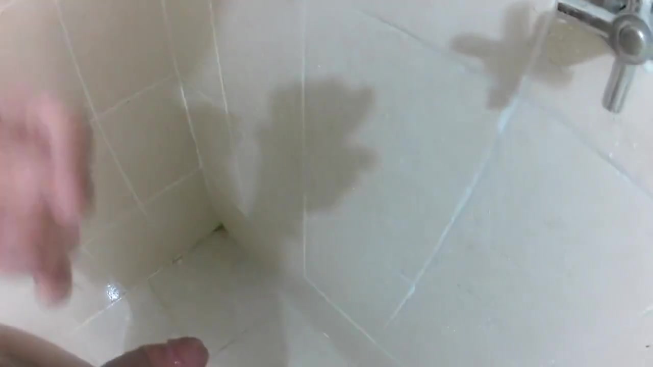 Taking a shower at the end of the day
