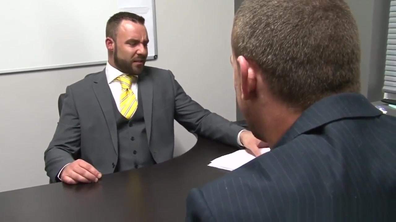 Hairy british studs cumming in office