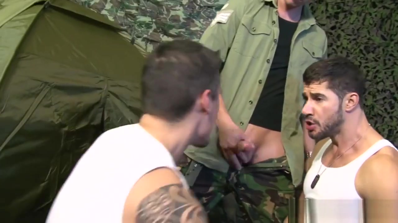 Military english studs group sucking