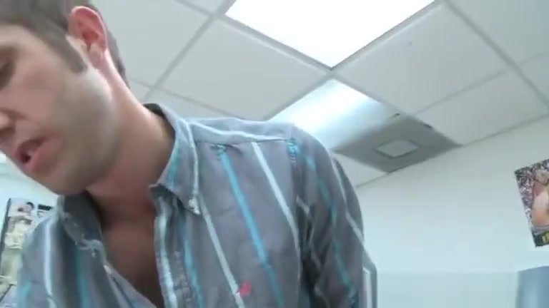 POV office blowjob is hot