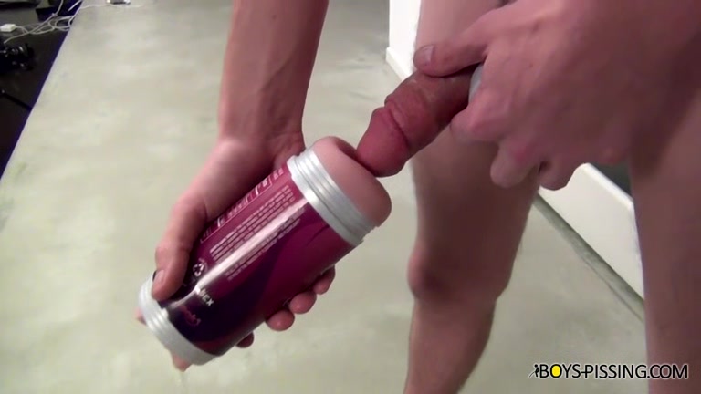 Conner Fleshlight Piss & Stroke! - Conner Bradley