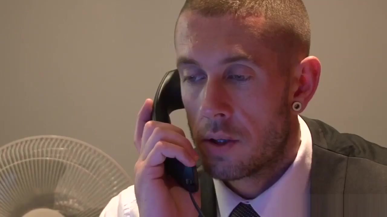 English jocks go all gay in the office