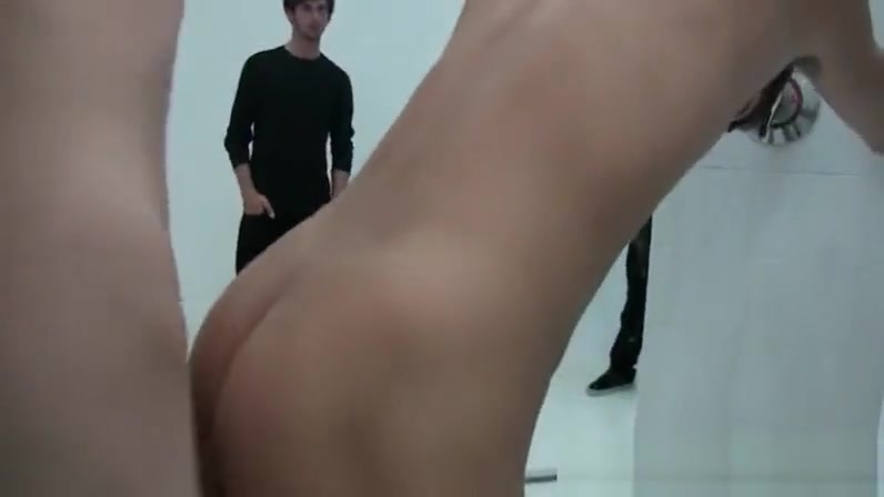 College boys ass fucking in shower in gay ritual