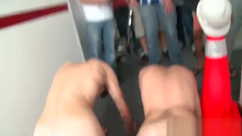 Freshmen getting ass toyed in fraternity