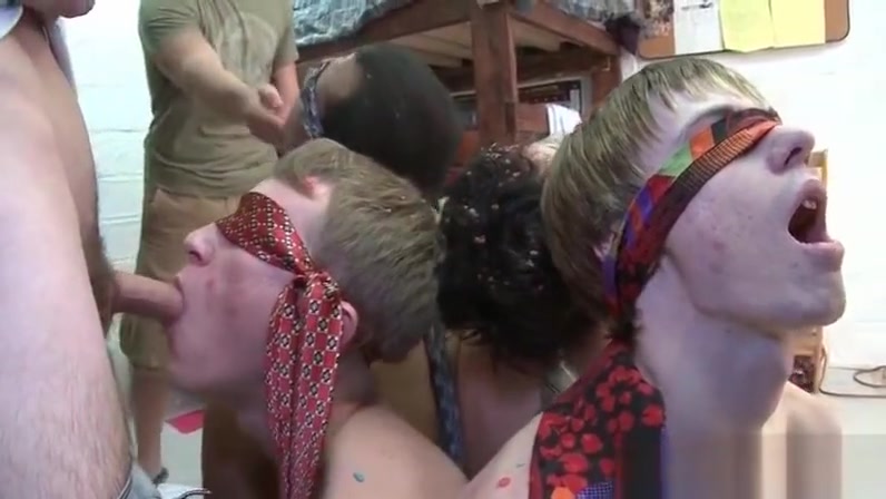Freshmen have a sixtynine in gay orgy