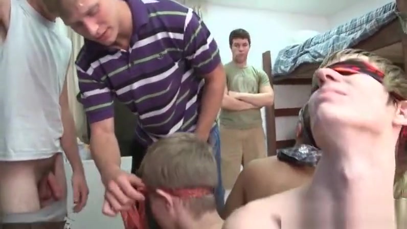 Freshmen have a sixtynine in gay orgy