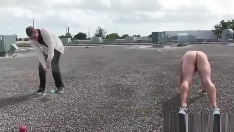 Naked college gay students 18+ work out in public