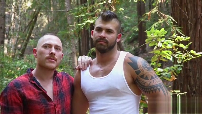 Bound gay stud gets golden shower