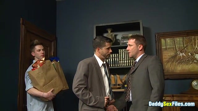 An Orgy In The Deans Office - Kyler Ash, Ray Han, Seth Roberts & Trevor Knight
