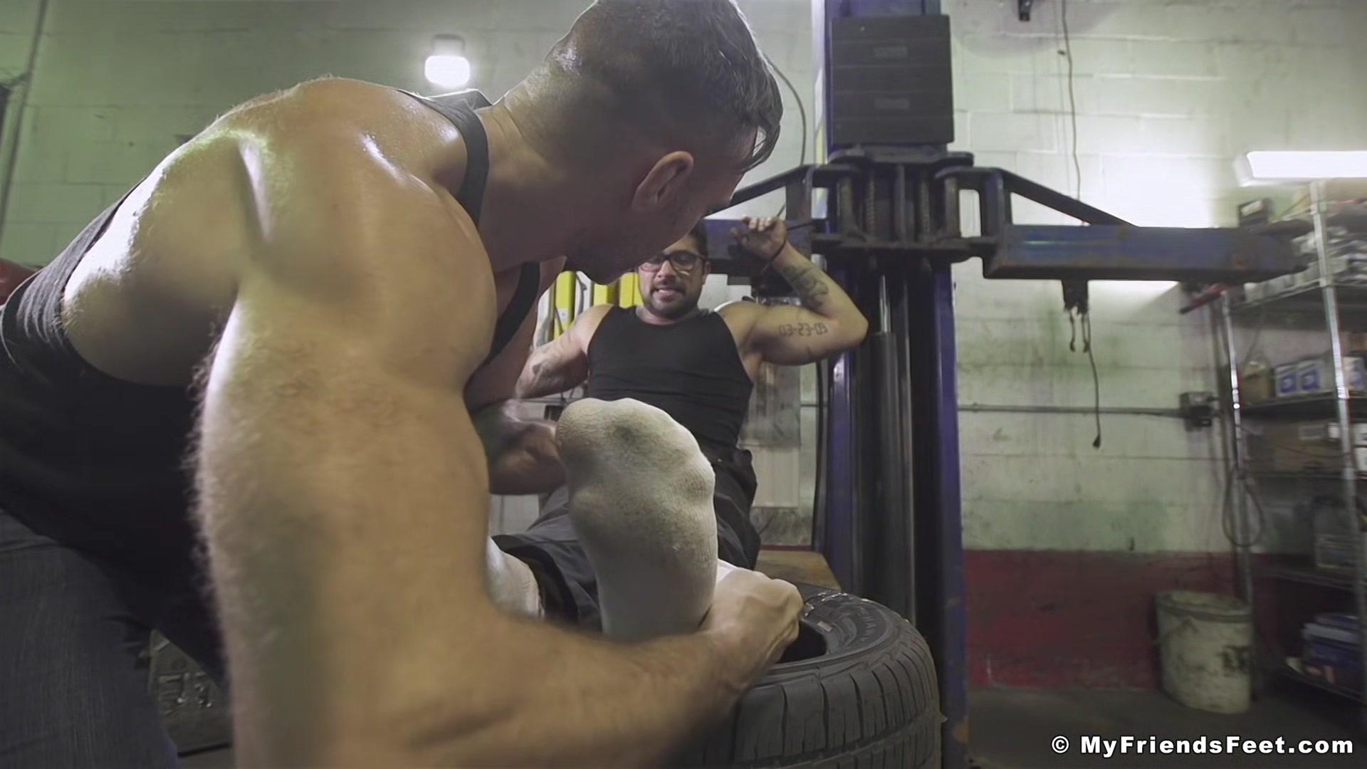 Mechanic Ryan Bones Tickled - Ryan Bones