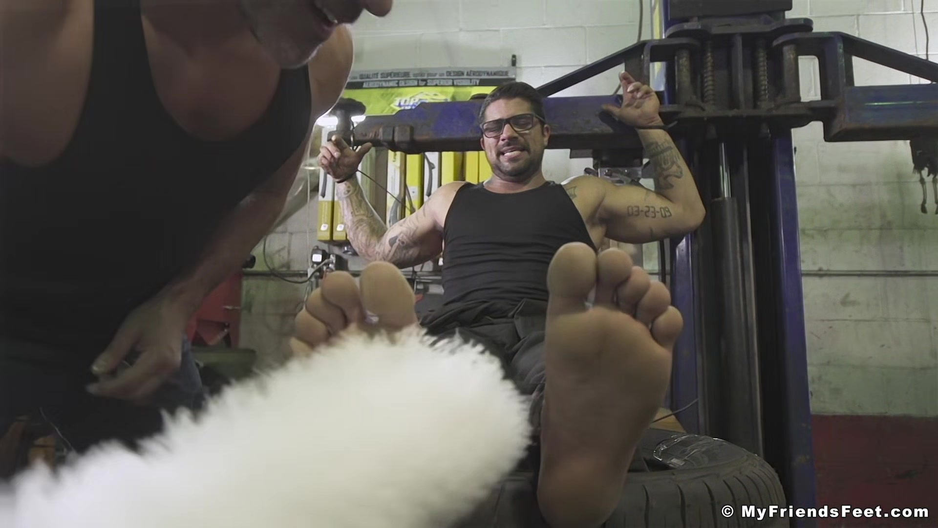 Mechanic Ryan Bones Tickled - Ryan Bones