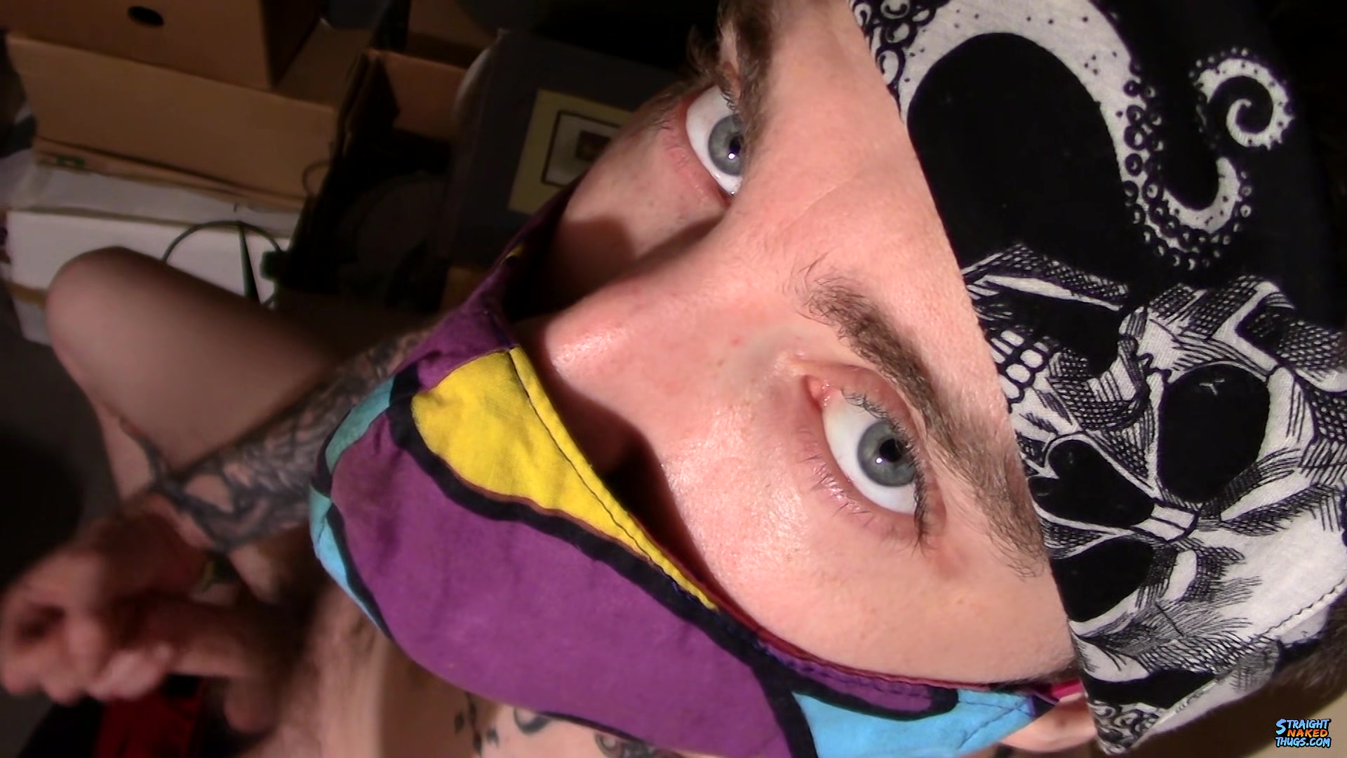 Masked Up Jack Off With Blinx - Blinx