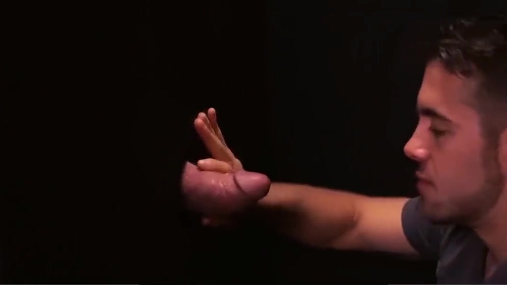 Gives Blowjob And Swallows In Gloryhole Room - FAMILYCOCKS.COM